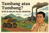 Tambang Mineral NTB - Ilustarasi Image by IA