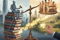 Ilustrasi: Dilema Hukum Positif vs Realitas Sosial, Menggali Esensi Hukum Progresif di Indonesia