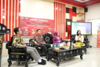 Diskusi Sorot Kamera Unram, Rabu (5/11/2025). (Dari Kanan) Ayu Riska Amelia, S.H.,M,H sebagai moderator, dan narasumber Dr. Zunureni, S.H., M.H., Dr. Rachman Maulana Kafrawi, S.H., M.H., dan Sirwani Yazid Bustami S.IP., MA. Foto: Dok. Sorot Kamera/Baiq Nurul Aini