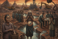 Ilustrasi: Erosi Kehidupan dan Hak Perempuan, Menilik Dampak Sosial Ekstraktif di Wilayah Pertambangan