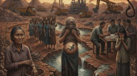 Ilustrasi: Erosi Kehidupan dan Hak Perempuan, Menilik Dampak Sosial Ekstraktif di Wilayah Pertambangan