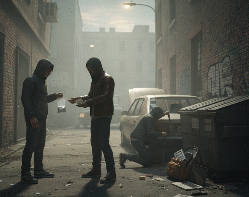 Ilustrasi AI: Jenis dan Sebaran Kejahatan Wilayah NTB, Narkotika dan Pencurian menjadi Ancaman Serius