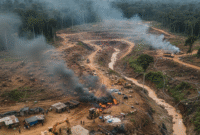 Ilustrasi AI: Kejahatan Lingkungan Hidup di NTB, Perusakan Hutan hingga Pertambangan Ilegal