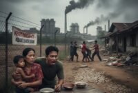 Ilustrasi AI: Tantangan ketahanan pangan di NTB.