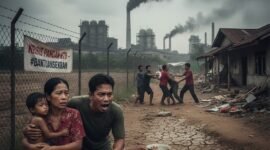 Ilustrasi AI: Tantangan ketahanan pangan di NTB.