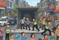 Ilustrasi: Lonjakan 38,5 Persen, Peta Merah Kriminalitas NTB, Wilayah Mana yang Paling Rawan.