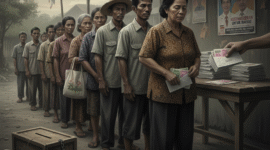 Ilustrasi: Masyarakat dan Moral Injury, Ketika Normalisasi Politik Uang Mendorong Korupsi Elit