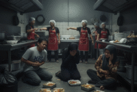 Ilustrasi AI: MBG, Antara Manfaat, Tantangan Keracunan, dan Kelembagaan