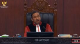 Hakim Konstitusi, Suhartoyo pada Sidang Perkara Nomor 114/PUU-XXIII/2025. Kamis, 25 September 2025. Foto: Mahkamah Konstitusi RI/Youtube
