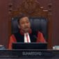 Hakim Konstitusi, Suhartoyo pada Sidang Perkara Nomor 114/PUU-XXIII/2025. Kamis, 25 September 2025. Foto: Mahkamah Konstitusi RI/Youtube
