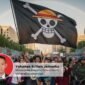 Ilustrasi: Pengibaran Bendera One Piece Manifesto Kebebasan Berekspresi. Foto: Penulis/Johanes Brilian Jemadur