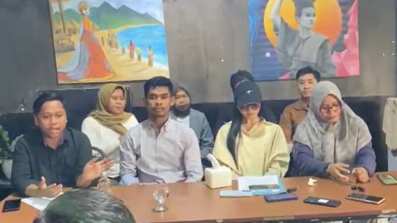 Solidaritas Kemanusiaan pada Konferensi Pers Deni Apriadi Rahman alias Dea Lipa pada Sabtu (15/11/2025). Foto: Dok. Istimewa