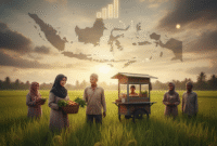 Ilustrasi: Tiga Besar Provinsi dengan Akses Kredit Rumah Tangga Tertinggi, Puncak: Gorontalo, NTT dan NTB.