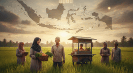 Ilustrasi: Tiga Besar Provinsi dengan Akses Kredit Rumah Tangga Tertinggi, Puncak: Gorontalo, NTT dan NTB.