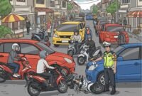 Ilustrasi: Titik Laka Lantas NTB, Kota Mataram Tertinggi, Disusul Lombok Barat dan Bima