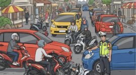 Ilustrasi: Titik Laka Lantas NTB, Kota Mataram Tertinggi, Disusul Lombok Barat dan Bima