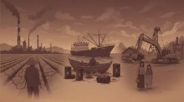 Ulustrasi: UU Cipta Kerja, Ancaman Konstitusi untuk Petani, Nelayan, dan Masyarakat Adat.