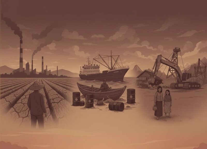 Ulustrasi: UU Cipta Kerja, Ancaman Konstitusi untuk Petani, Nelayan, dan Masyarakat Adat.