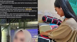 (Kiri) Tangkapan layar dari unggahan akun Facebook yang beredar. (Kanan) Kondisi Deni alisa Dea Lipa, Senin (10/11/2025). Foto: Dok. Istimewa