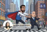 Ilustrasi: Wali Kota Terpilih New York Zohran Mamdani dan Janji Menangkap Netanyahu, Apa Kata Hukum Internasional?. Foto: Penulis/Ayu Riska Amalia