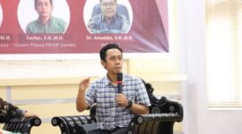 Taufan, Ahli Pidana Universitas Mataram, dalam Diskusi publik 