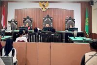 Suasana sidang pembacaan Putusan Sela di Pengadilan Negeri Mataram, Dakwaan Batal Demi Hukum, 6 Aktivis Demokrasi di Mataram Resmi Dibebaskan pada Rabu (17/12/2025). Foto: Dok. Istimewa