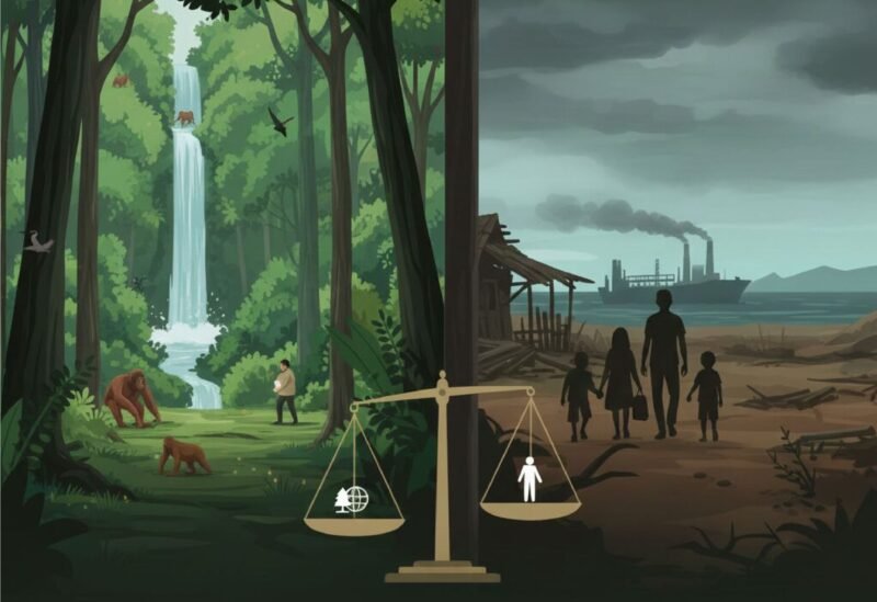 Ilustrasi: Ketika Alam Dijadikan Tuhan, Wajah Baru Radikalisme Hijau di Nusantara