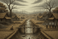 Ilustrasi: Retaknya Ikatan Manusia–Tuhan–Alam: Membaca Kembali Krisis Ekologi di Desa Pandan Indah