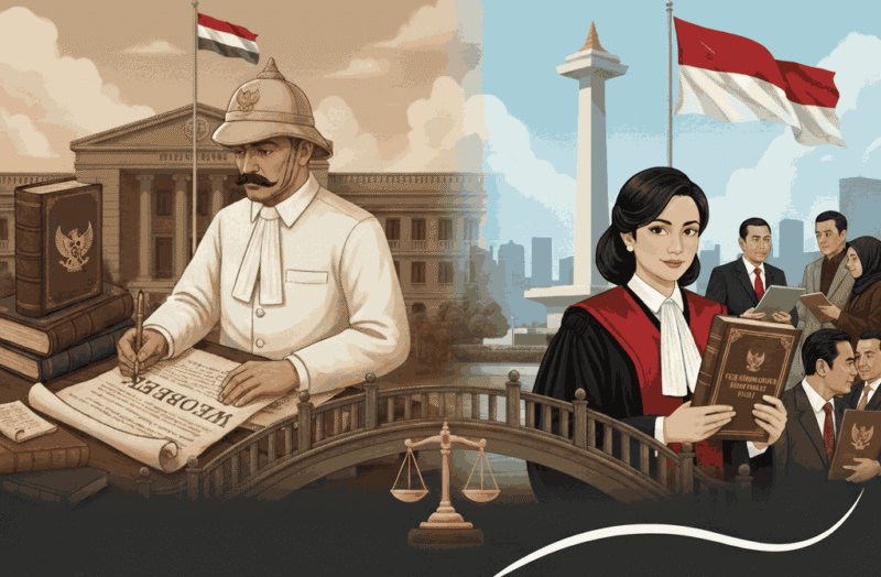 Ilustrasi : Dari Kolonial ke Nasional, Memahami Perubahan Asas KUHP Baru