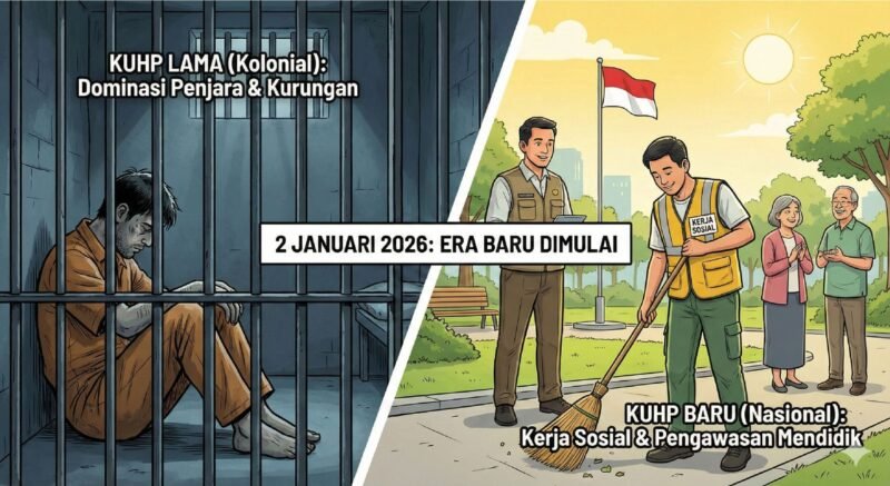 Ilustrasi: Era Baru Hukum Pidana, Mengenal Sanksi dalam KUHP Nasional