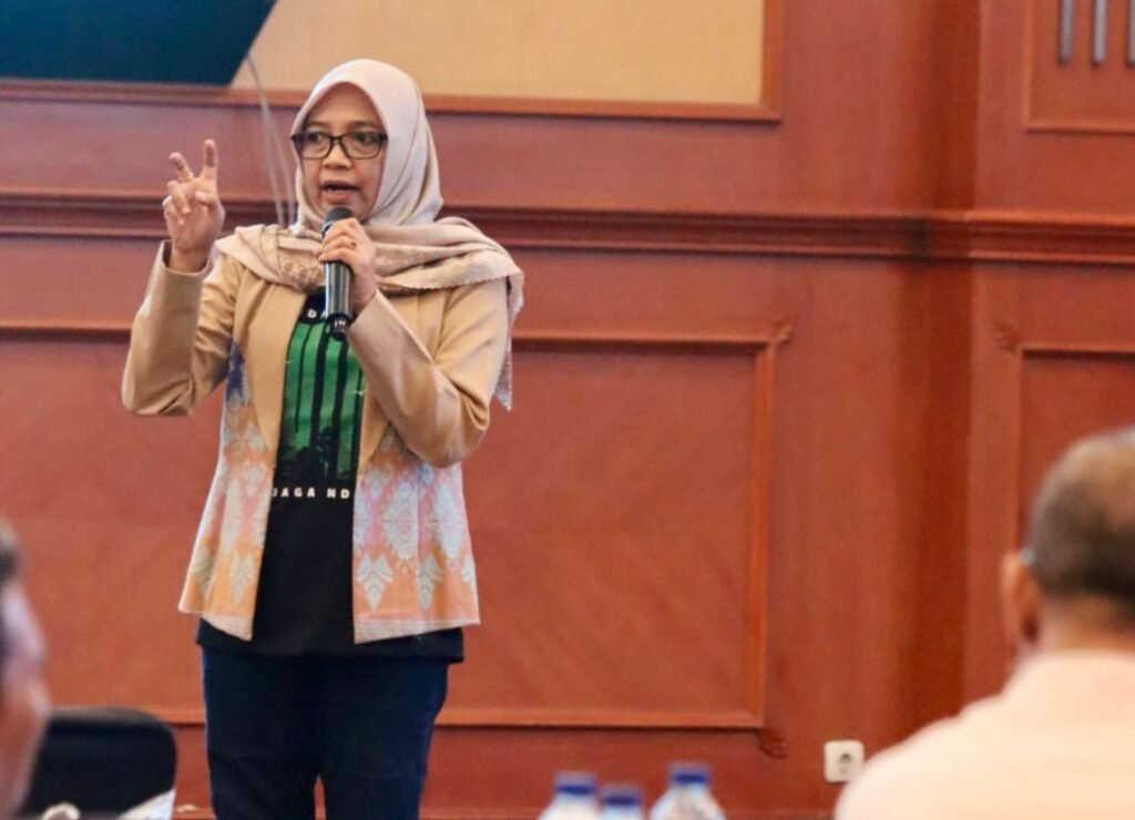 Kepala Bappeda NTB, Baiq Nelly, pada Rapat Koordinasi Badan Perencanaan Pembangunan Daerah Pemerintah Provinsi Nusa Tenggara Barat.