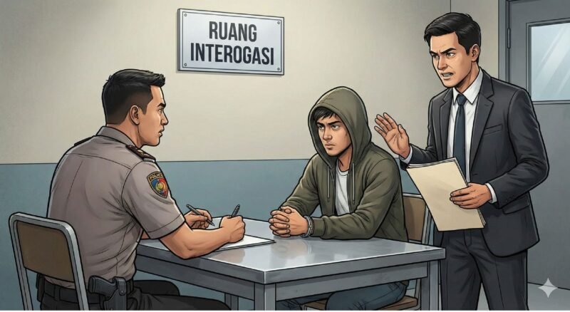 Ilustrasi: Wajah Baru Advokat dalam KUHAP 2025, Bukan Sekadar Pelengkap, Tapi Penegak Hukum Sejajar