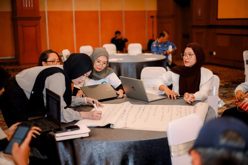 Diskusi Kelompok pada agenda Workshop BAPPEDA NTB tentang Pelestarian Mangrove Berkelanjutan