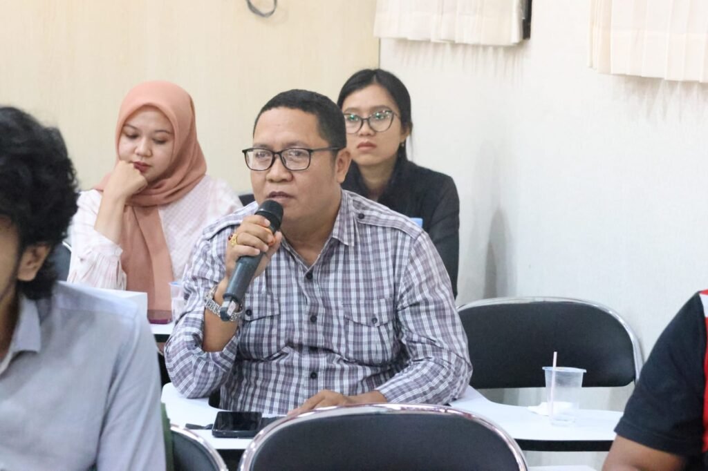 M. Saleh, S.H.,M.H., pada dikusi Sorot Kamera Seri ke-14 bertajuk “KUHAP Baru Perluasan Alat Bukti, Ruang Gelap Penyelidikan & Potensi Kesewenan