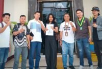 Koalisi Anti Kriminalisasi Aktivis Nusa Tenggara Barat (NTB) secara resmi mengajukan permohonan praperadilan ke Pengadilan Negeri Raba Bima, Senin (16/3/2026). Dok : Koalisi Anti Kriminalisasi Aktivis NTB