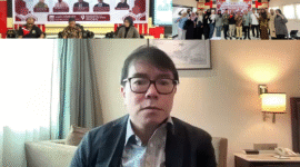 Yu Un Oppungsunggu, Ph.D., pakar Hukum Perdata Internasional dari Universitas Indonesia, dalam diskusi 