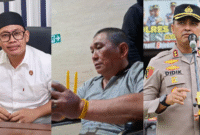 Sorot: Polisi dalam Pusaran Bandar Narkoba, Kasat hingga Kapolres Terlibat. Kiri (Mantan Kasat Narkoba Polres Bima Kota, AKP Maulangi), Tengah (Bandar Koko Erwin), Kanan (Mantan Kapolres Bima Kota, AKBP Didik Putra Kuncoro). Foto: Editor Narasio