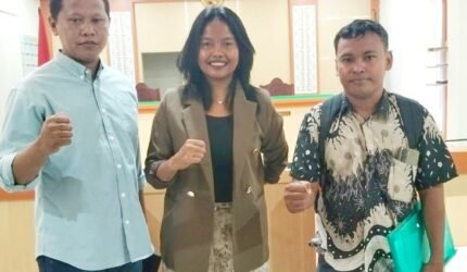 Sidang Perdana Praperadian Badai NTB. Foto : Koalisi Anti Kriminalisasi Aktivis NTB