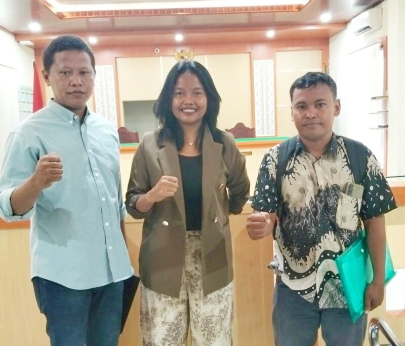 Sidang Perdana Praperadian Badai NTB. Foto : Koalisi Anti    Kriminalisasi Aktivis NTB 