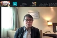 Yu Un Oppungsunggu, Ph.D., pakar Hukum Perdata Internasional dari Universitas Indonesia, dalam diskusi 