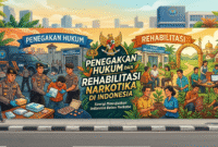 Ilustrasi : Penegakan Hukum dan Rehabilitasi Narkotika di Indonesia