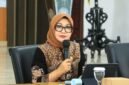 Anggota DPD RI Dapil NTB, Hj. Evi Apita Maya, S.H., M.Kn., pada kesempatan Sosialisasi Empat Pilar di MAN 2 Mataram, Selasa 5 Mei 2026. Foto: Dok. Istimewa