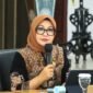Anggota DPD RI Dapil NTB, Hj. Evi Apita Maya, S.H., M.Kn., pada kesempatan Sosialisasi Empat Pilar di MAN 2 Mataram, Selasa 5 Mei 2026. Foto: Dok. Istimewa