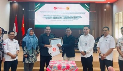 FGD bertema "Meninjau Komitmen Mineral Kritis dalam Perjanjian Dagang AS – Indonesia terhadap Keadilan Ekologi dan Ekonomi Lokal". Berlokasi di Aula Prof. Zainal Asikin, Fakultas Hukum dan Ilmu Sosial Ilmu Politik (FHISIP) Universitas Mataram, Rabu, 13/05/2026. Foto : Dok. Istimewa Narasio.com