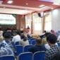 Focus Group Discussion (FGD) bertajuk “Meninjau Komitmen Mineral Kritis dalam Perjanjian Dagang AS – Indonesia terhadap Keadilan Ekologi dan Ekonomi Lokal” yang diselenggarakan di Aula Prof. Zainal Asikin, Fakultas Hukum dan Ilmu Sosial Ilmu Politik (FHISIP) Universitas Mataram, Rabu (13/5/2026). Foto : Dok. Istimewa Narasio.com/Aminah