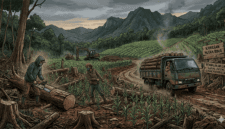 Ilustrasi : Illegal Logging di Bima, Antara Ancaman Hukum dan Realita Lapangan