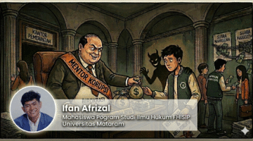 Ifan Afrizal (Mahasiswa Pogram Studi Ilmu Hukum FHISIP Universitas Mataram). Foto : Dok. Istimewa