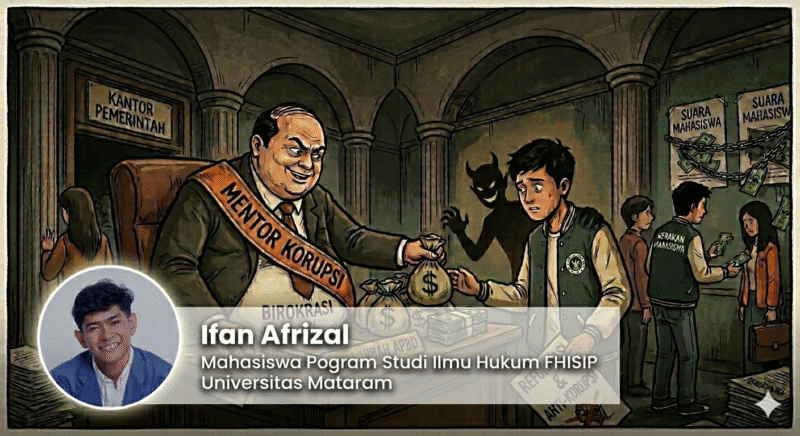 Ifan Afrizal (Mahasiswa Pogram Studi Ilmu Hukum FHISIP Universitas Mataram). Foto : Dok. Istimewa