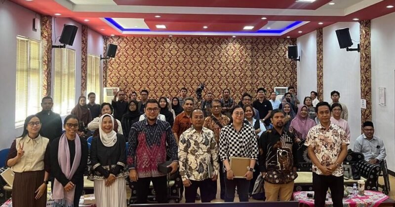 Serikat Pengajar Hak Asasi Manusia (Sepaham) Indonesia bekerja sama dengan Yappika dan Sorot Kamera FHISIP Universitas Mataram menggelar Uji Publik Rancangan Undang-Undang Hak Asasi Manusia (RUU HAM) di Ruang Sidang Utama (Aula Prof. Zainal Asikin) FHISIP Universitas Mataram, Selasa, (30/6/2026). Foto : Dok. Istimewa