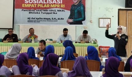 Sosialisasi 4 Pilar di SMAN 1 Sumbawa, Senin, (27/7/2026). Foto : Dok. Istimewa